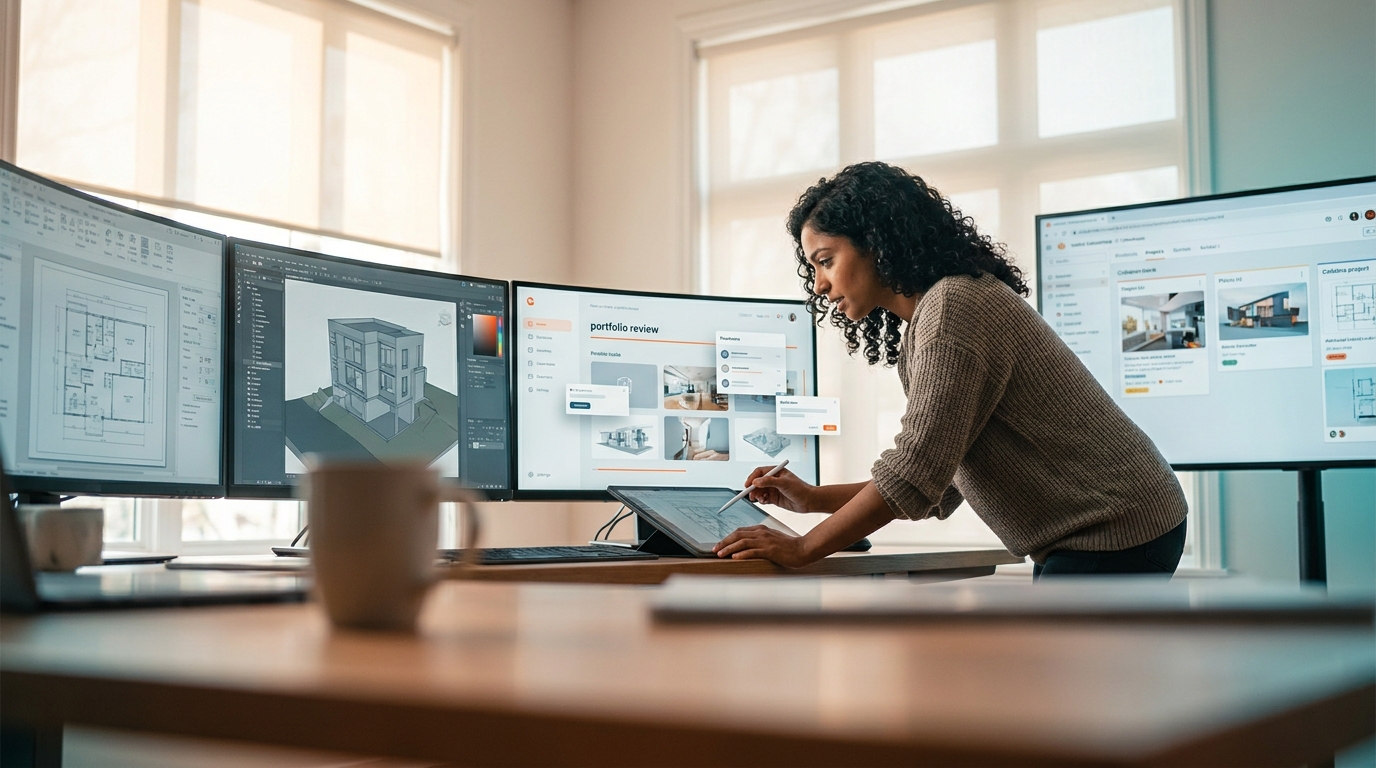 Why Most Architecture Portfolios Fail the 30-Second Test — and How The Drawing Board Forces You to Fix It