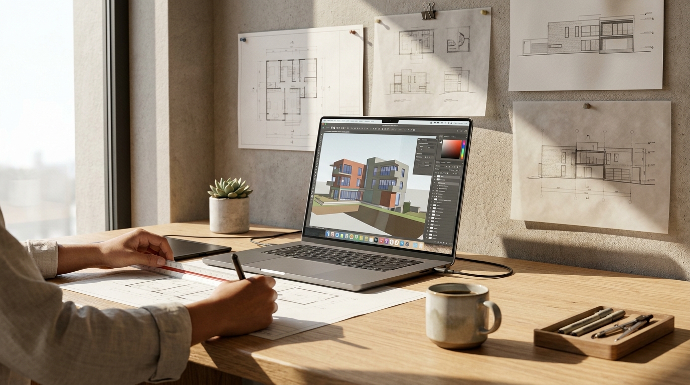 Best Monitors for Architects Doing Colour-Critical Rendering Work
